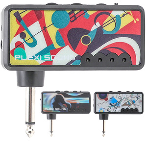 Receptor de guitarra eléctrica Mini auriculares Heavy <span class=keywords><strong>Metal</strong></span> <span class=keywords><strong>Bass</strong></span> Amplificador con cable de audio USB y adaptador <span class=keywords><strong>Metal</strong></span> CG1903 - Product Image 1