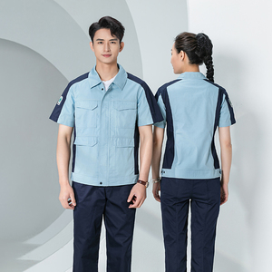 Camisa cómoda de seguridad de manga corta Diseño Ropa de trabajo de verano Camisas - Product Image 6