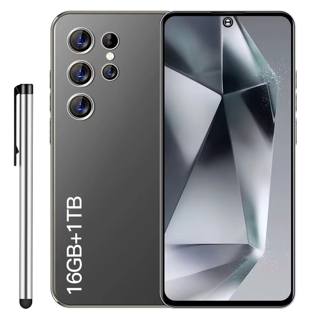 Budget Edition 2026 Original New Factory Price 5G Smartphone S25 Ultra 5G 16+1TB Dual SIM Cellphone Gaming Mobile Phone