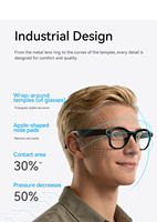 Gafas Inteligentes OEM con Cámara de 8MP, IA, Traducción de Conversaciones en Tiempo Real, Interpretación Simultánea y Lentes Intercambiables