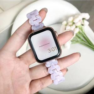 สายนาฬิกาเรซิ่นดีไซน์ใหม่ทรงวงรีสุดหรูสำหรับ Apple Watch 8 ขนาด 41 มม. 45 มม. - Product Image 2