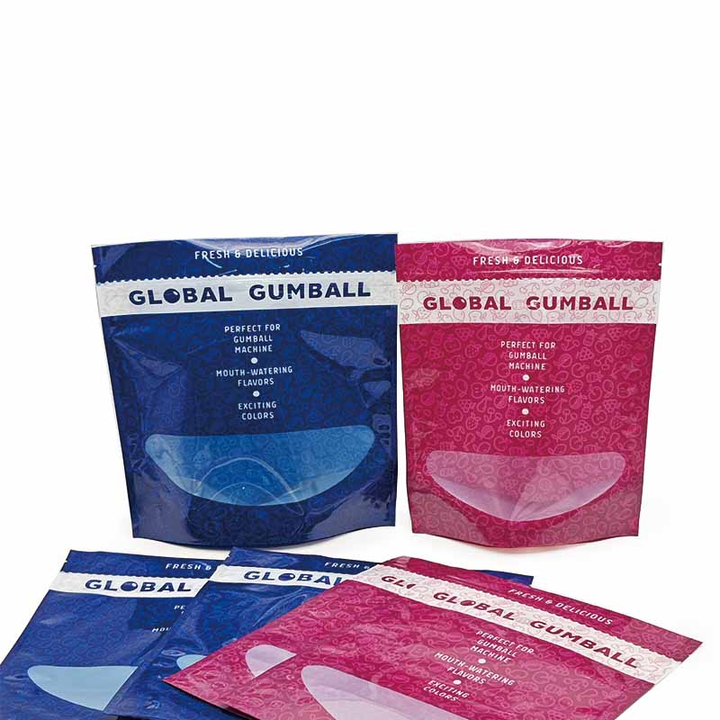 Пакеты для упаковки пищевых продуктов с окошком для пищевых 3,5 Mylar Ziplock