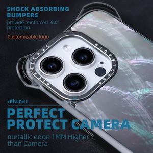 Protection contre les chutes de 7,5 m, DIY rose pour iPhone 15 Pro, coque de téléphone avec sangle, coque arrière antichoc pour iPhone 13 Pro Max - Product Image 4