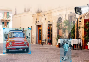 Caméra IP Bullet POE 4K 5MP couleur HD avec microphone extérieur, audio bidirectionnel, vision nocturne IR-CUT, étanche IP66, grand angle, Cloud - Product Image 2