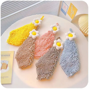 Bonita Toalla de Mano para Cocina, sin Pelusa, Colgante, de Chenilla, Absorbente, de Tela Gruesa, para Niños - Product Image 4