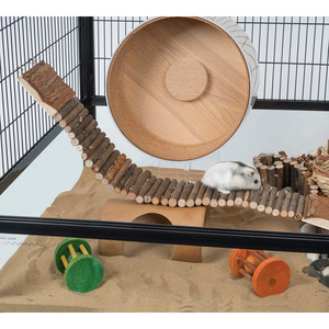 Animales pequeños conejillo de indias hámsteres juguetes <span class=keywords><strong>puente</strong></span> <span class=keywords><strong>colgante</strong></span> pequeña mascota escalera de escalada larga - Product Image 3