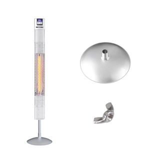 Chauffage extérieur infrarouge au quartz portable et autonome IP65 800/1200/1500W, chauffage rapide avec télécommande - Product Image 4