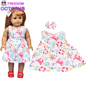 Ropa de muñeca americana dulce de 18 pulgadas <span class=keywords><strong>para</strong></span> nuevas niñas, Mini modelo de moda de juguete en plástico, accesorios de moda <span class=keywords><strong>para</strong></span> niñas recién nacidas - Product Image 3