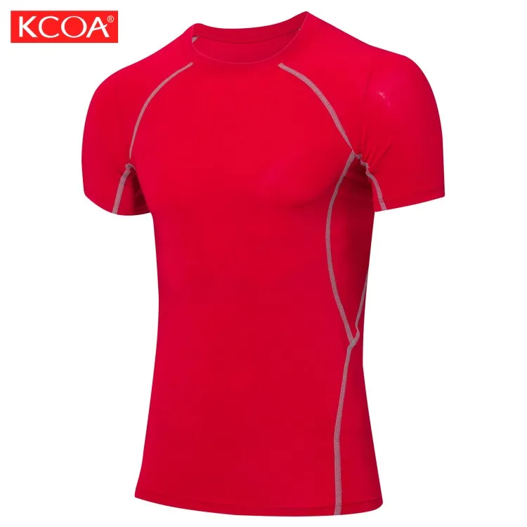 High Quality Men's Running T-shirts Compression Sport Fitness Gym Top