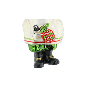 Boules <span class=keywords><strong>de</strong></span> verre <span class=keywords><strong>de</strong></span> Noël <span class=keywords><strong>de</strong></span> qualité supérieure en gros d'usine Le chef grand-père porte la plaque pendentif décoration <span class=keywords><strong>de</strong></span> <span class=keywords><strong>chaussette</strong></span> <span class=keywords><strong>de</strong></span> Noël - Product Image 4