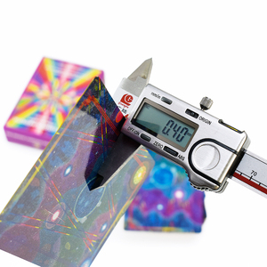 กล่องแม่เหล็ก PVC พร้อมถาดชุบทองสำหรับเล่นการ์ดพลาสติกสำหรับเล่นเกมงาน OEM ปรับแต่งได้ - Product Image 3