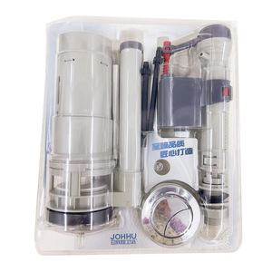 Juego de Válvulas de Descarga para Inodoro Johhu, 20-100 psi, Montaje en Pared, Control Manual, Diseño Moderno, Material ABS - Product Image 1