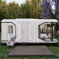 Maison Capsule Spatiale de Luxe Entièrement Meublée à Prix d'Usine pour Hôtels et Complexes Hôteliers