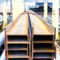 Poutre en H en acier allié laminé à chaud léger de 8 pouces à 4 pans, profil Q235B/Q345B pour la construction de bâtiments et de ponts