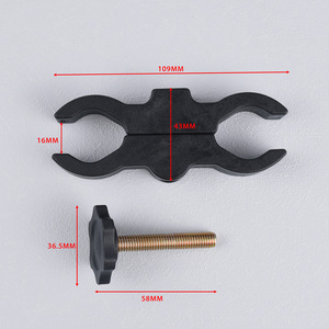 Support de fixation pour lampe de poche, réglable de 25mm, pour éclairage avant de vélo, utilisation en camping et en extérieur - Product Image 3