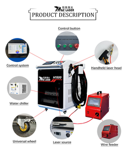 Nouvelle machine de soudage laser à fibre portable 4-en-1 Mingzu Laser MZ-FH3000-KH Bibo Mignzu 1500W 1080nm avec refroidissement par eau - Product Image 5