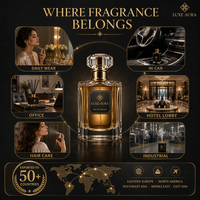 Set de Regalo de Perfume Oud Bakhoor, Fragancia Árabe para Eid y Ramadán, Personalizable OEM, 50ml 100ml, Ámbar y Almizcle, Empaque de Lujo, Venta al Por Mayor
