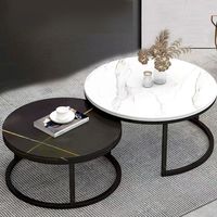 Table basse moderne de luxe léger en panneaux MDF pour salon, idéale pour petits appartements, petite table d'appoint