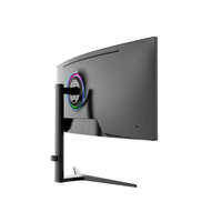 Moniteur de jeu incurvé QHD Ultrawide 34 "3440X1440 144Hz 1ms Synchronisation adaptative 4k Moniteur d'affichage Bureau Moniteur d'ordinateur à domicile