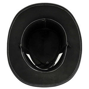 Sombreros de vaquero de cuero genuino de estilo occidental totalmente personalizados, sombrero de vaquero de cuero genuino de lujo y calidad premium para montar a caballo - Product Image 2
