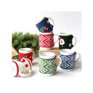 Suéter creativo con Taza <span class=keywords><strong>de</strong></span> cerámica, sencillo, encantador, para oficina, pareja, taza <span class=keywords><strong>de</strong></span> Navidad - Product Image 1