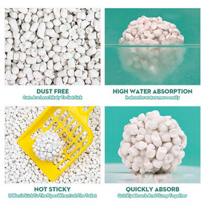 Litière pour chat OEM ODM, échantillons gratuits, marque blanche, armoire, jetable, écologique, naturelle, biodégradable, papier, tofu, litière pour chat - Product Image 3