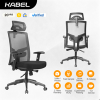 Chaise de bureau moderne de luxe en tissu, accoudoirs réglables, hauteur réglable, dossier ergonomique en maille, base pivotante en aluminium, inclinable, pour salle à manger