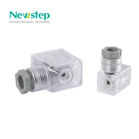 Conector de válvula solenoide de enchufe eléctrico de código B C tipo DIN 43650 conector de válvula solenoide de enchufe eléctrico para LED
