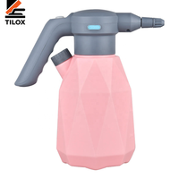 Pulvérisateur d'angle rechargeable TILOX 2L en ABS avec contrôle de débit réglable et tuyau de pulvérisation de 3m pour arrosage et désinfection du jardin