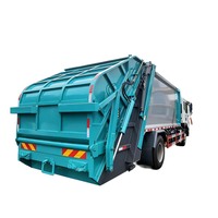Camion compacteur de déchets Dongfeng 4x2 avec commande PLC à un bouton