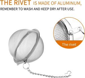Wholesale 5cm 7cm 9cm <b>Tea</b> Ball Stainless Steel Filter <b>Tea</b> <b>Infuser</b> Strainer - Product Image 5
