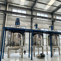 Cuve de mélange sur pied haute capacité avec agitateur stable pour peinture murale au latex et processus de maturation à grande échelle