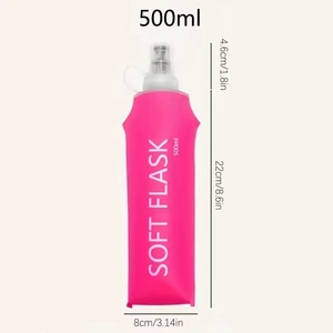 Botella de Agua Plegable Honeydrybag R50014, Precio de Fábrica, Compacta, 500 ml, TPU, Impermeable, Ecológica, Se Ajusta al Bolsillo del Chaleco, Hidratación - Product Image 4