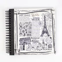 Niedliches Spiral-Notizbuch mit PVC- und Lederumschlag, günstiger Preis, langlebig, bestes Geschenk für Studenten, Tagebuch, Papier, Colorworld, 1 kg