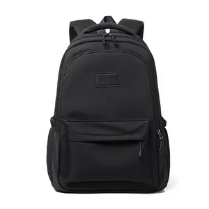 Comfortable Lightweight Polyester School Backpack Large Capacity Computer Bag Simple Sturdy Durable Casual Travel Backpack