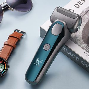 Nuevo Diseño, Mini Afeitadora Eléctrica Portátil para Hombre, Impermeable, 4D, Envío Directo, <span class=keywords><strong>Meridian</strong></span> Grooming, Láminas de Tela, Afeitadora Facial y de Barba - Product Image 2