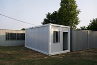 20ft 40ft Vorgefertigtes Containerhaus Modulares Faltbares Tragbares Wohn- und Bürozimmer Baustellenkabine Maßgefertigte Großlieferung