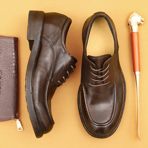 Zapatos de Vestir Formales de Estilo Italiano de Lujo para Hombre, Zapatos Oxford de Piel Genuina, Hechos a Mano, Bordados, con Camuflaje - Product Image 3