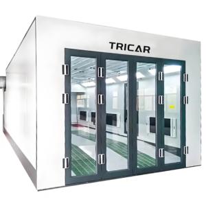 Tricar 7m cabines <span class=keywords><strong>de</strong></span> pulvérisation <span class=keywords><strong>de</strong></span> luxe cabine <span class=keywords><strong>de</strong></span> <span class=keywords><strong>peinture</strong></span> automobile à haute efficacité avec système <span class=keywords><strong>de</strong></span> chauffage salle <span class=keywords><strong>de</strong></span> cuisson pour <span class=keywords><strong>atelier</strong></span> <span class=keywords><strong>de</strong></span> voiture - Product Image 3