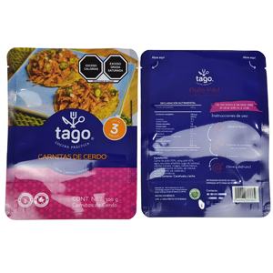 Bolsa <span class=keywords><strong>de</strong></span> Mylar con Sellado Térmico Personalizada del Fabricante, Sellado <span class=keywords><strong>de</strong></span> Tres Lados, para Condimento <span class=keywords><strong>de</strong></span> Falafel, Repollo Encurtido, Salsa <span class=keywords><strong>de</strong></span> <span class=keywords><strong>Soja</strong></span>, Bolsa <span class=keywords><strong>de</strong></span> Muestra - Product Image 2