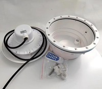 Ip68 12w 18w 24w 36w Encastré Led Piscine Lumière Abs Rgb Contrôle Sous-Marine Lampe Par56 Lumière Sous-Marine Pour Piscine