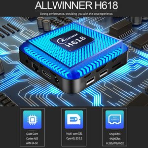 Caixa de tv android 12 t95 max, android, oem, 4gb de ram, 32gb de rom, h618, quadcore, 4k, 6k, caixa de tv, 2.4ghz, 5ghz, wifi duplo - Product Image 6