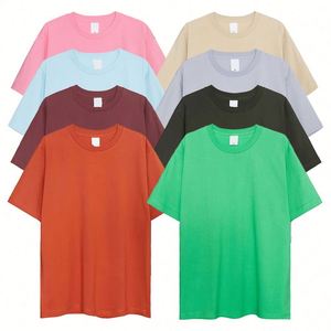 Design Heavy Duty 230g 250g Custom T <b>Shirt</b> Double Stitched Collar Preshrunk Cotton Work Wear for Staff - Product Image 1