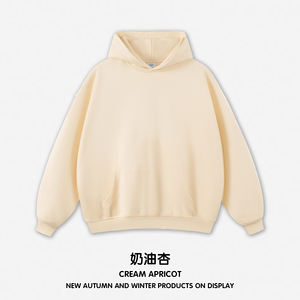 Sudadera con capucha en blanco de alta calidad para hombre, algodón pesado, Terry francés, ropa de calle 520Gsm de gran tamaño, sudadera con capucha personalizada, Sudadera con capucha de peso pesado para hombres - Product Image 2