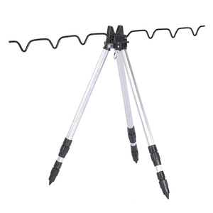 Support de canne à pêche de marque en alliage d'aluminium réglable sur pied pour la pêche en mer et sur la plage - Product Image 4