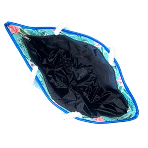 Fournisseur Nouveau style Sac à bandoulière tendance personnalisé Impression de flamants roses Shopping <span class=keywords><strong>Tole</strong></span> Sacs de plage Coton - Product Image 4