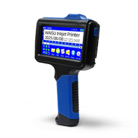 Impresora de Inyección de Tinta Portátil Manual con Pantalla Táctil de 12.7 mm, Impresora de Inyección de Tinta para Codificación de Fechas de Caducidad, Mini Impresoras de Bolsillo de Secado Rápido