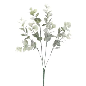 Artificial Frosted Eucalyptus Christmas Floral Picks and Sprays