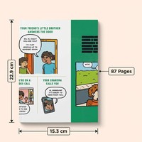 Conception originale ZS-PC0043, couverture souple spirale, impression numérique, journal guidé sur les compétences sociales, manuel de développement pour enfants, cadeau