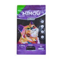 Pochette debout de 15kg 20kg Sac d'emballage alimentaire pour animaux de compagnie à fond plat et à gousset latéral personnalisé